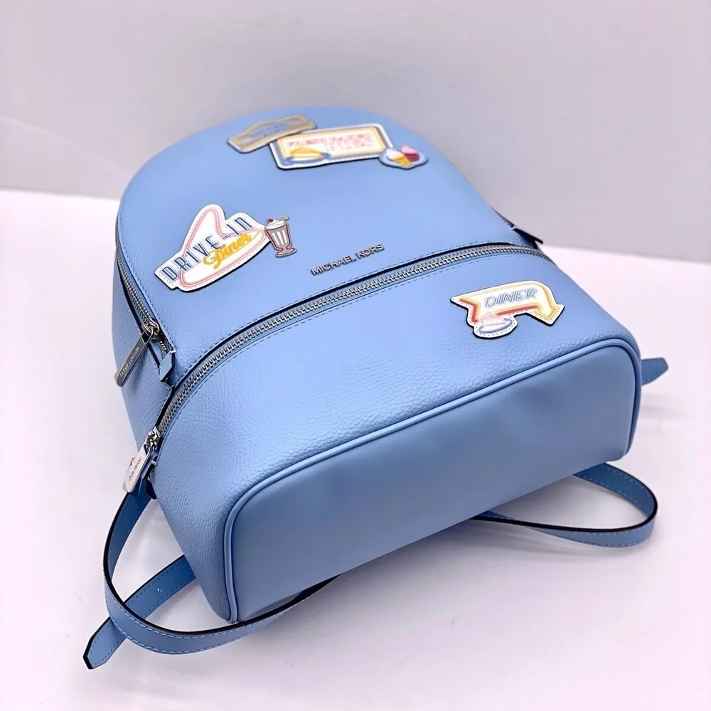 Michael Kors Medium Embellished Backpack Light Sky